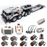 MAZ-537 8x8 Military Truck with  Electric Trailer DIY Building  Blocks MOC Set (5314PCS+)
